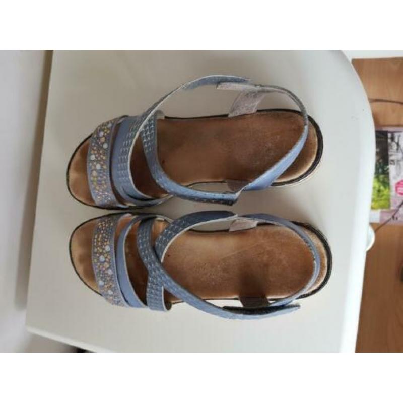 Rieker sandalen blauw lichtblauw