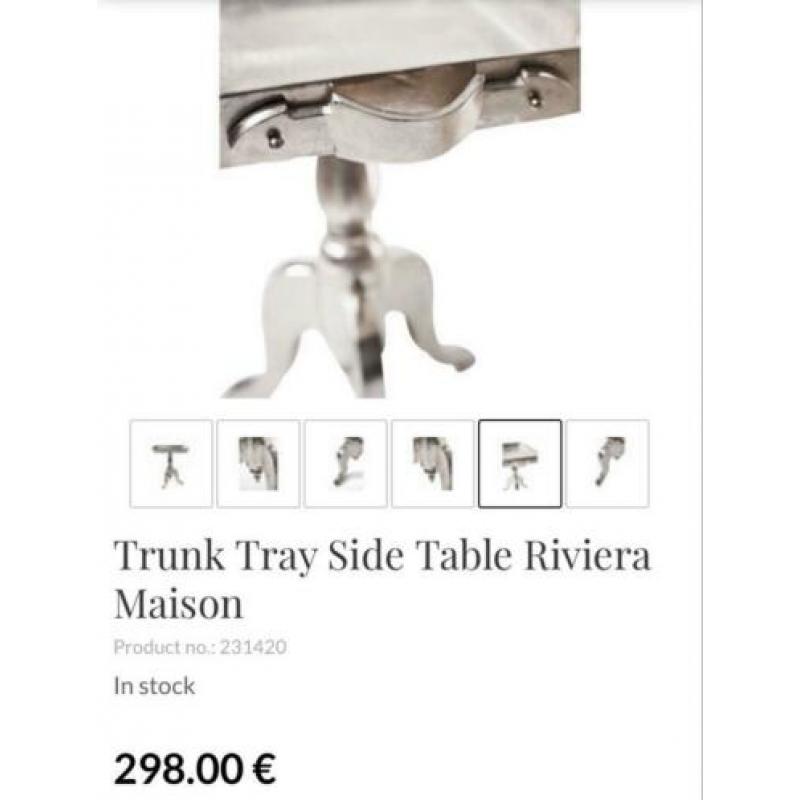Rivièra Maison Trunk tray side table, bijzettafel butlertray