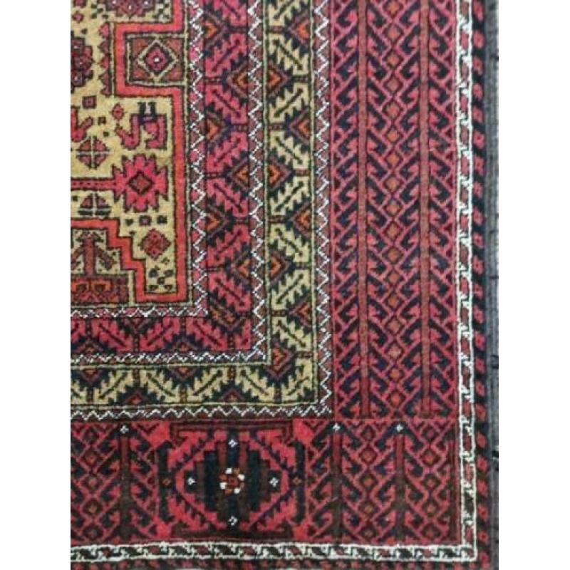 Handgeknoopt Perzisch wol tapijt Belutch 105x205cm