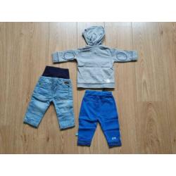 Broek 2x, vest lief, maat 62