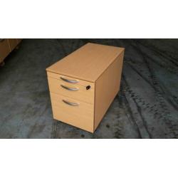 0436. Ladekastje bureau / ladeblok / 3 stuks