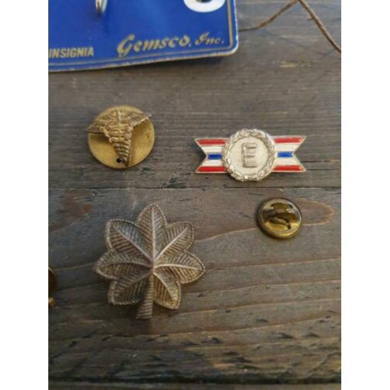 Us ww2 rank pins ea.