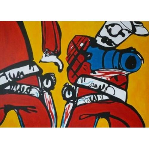 Triggerd apart herman brood stijl