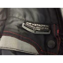 Motorjas revenger xl zwart / rood