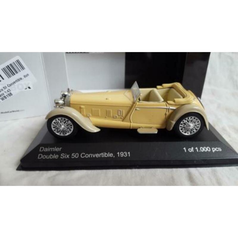 WB198, Daimler Double Six 50 Convertible, beige, 1:43, White