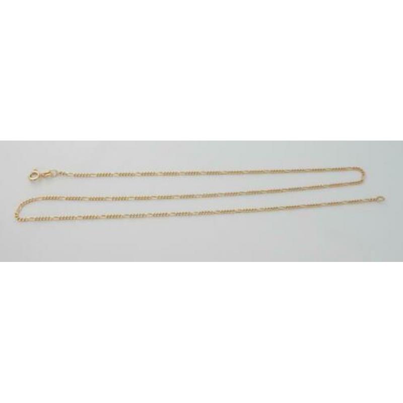 14 karaat Gouden Ketting Valkoog-Gourmetschakel 55 cm