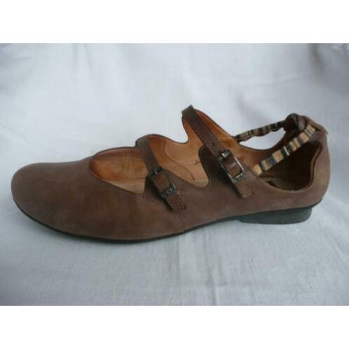 Hele leuke bruine leren Think dames schoenen maat 43, izgs