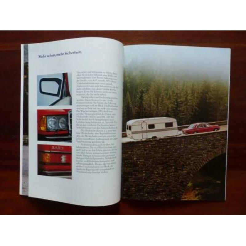Mercedes W123 200D 240D 300D brochure 1982
