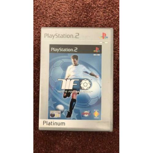 This is Football 2002 Platinum, Playstation 2