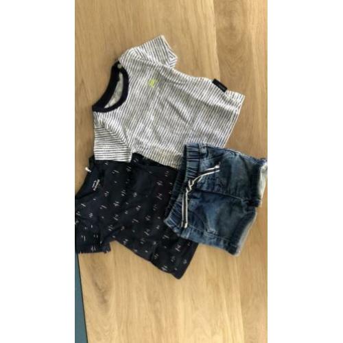 Nieuw! Zomersetje voor baby jongen maat 56