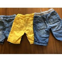 Korte broek set jongens Maat 116, 112