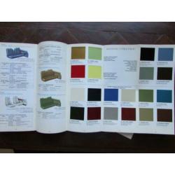 1974 Pontiac Interior trim en kleurenfolder