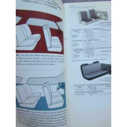 1974 Pontiac Interior trim en kleurenfolder