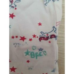 Super schattig babyface unicorn legging maat 50/56 zgan