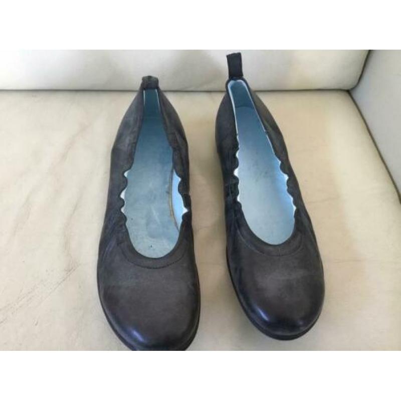 Yoli Wolky 40 zwarte leren ballerinas