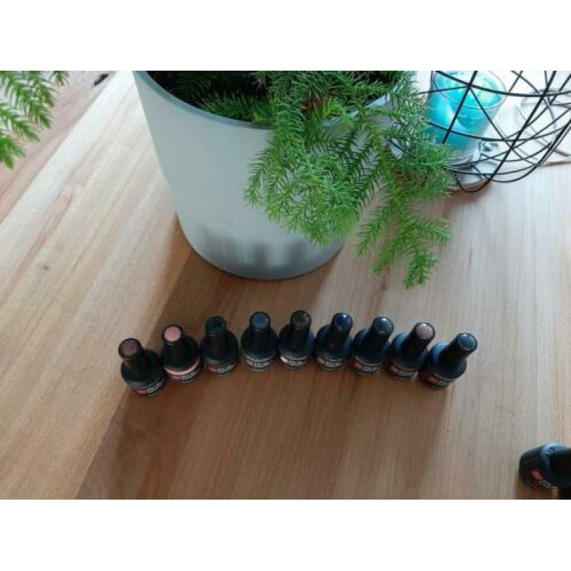 11 potjes pink gellac gellak gelnagels gelnagellak