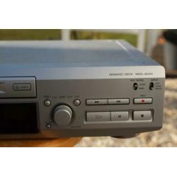 Sony minidisc speler MDS-JE520, zilver + 18 discs