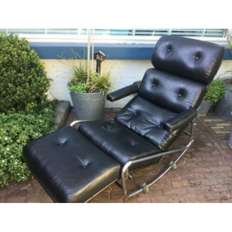 Franse chaise longue uit de jaren 60/70 (Lama)