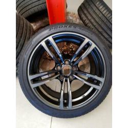 BMW M3 F80 M4 F82 orginele 437 M 19" breedset ///M set