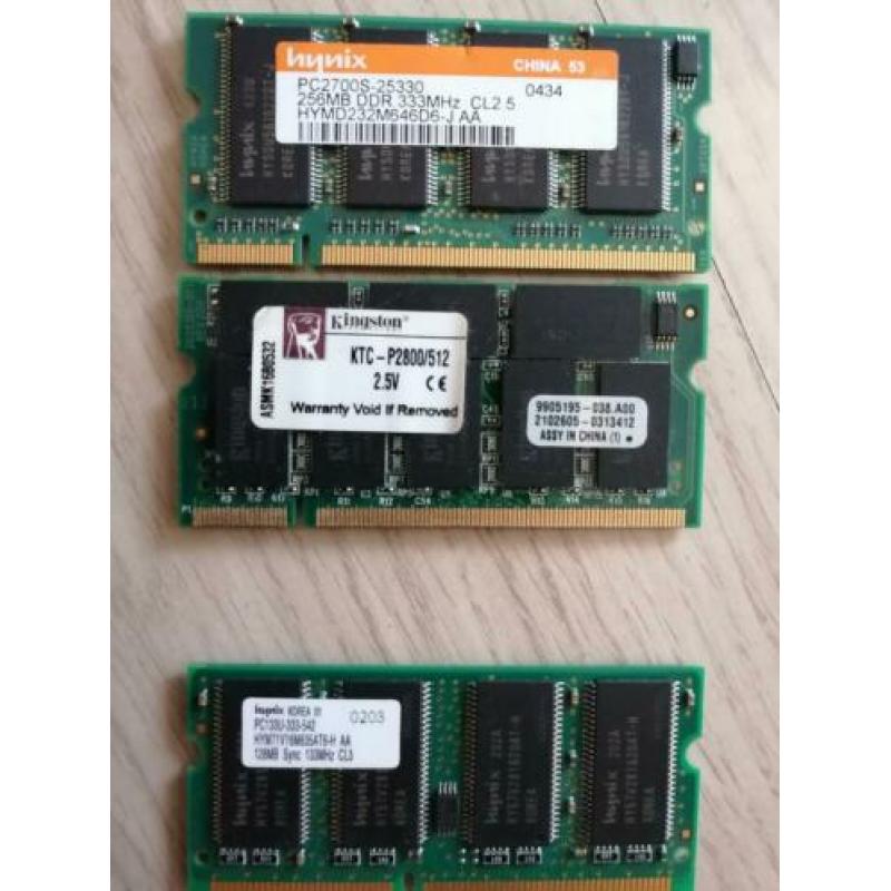 Laptop ram kaarten