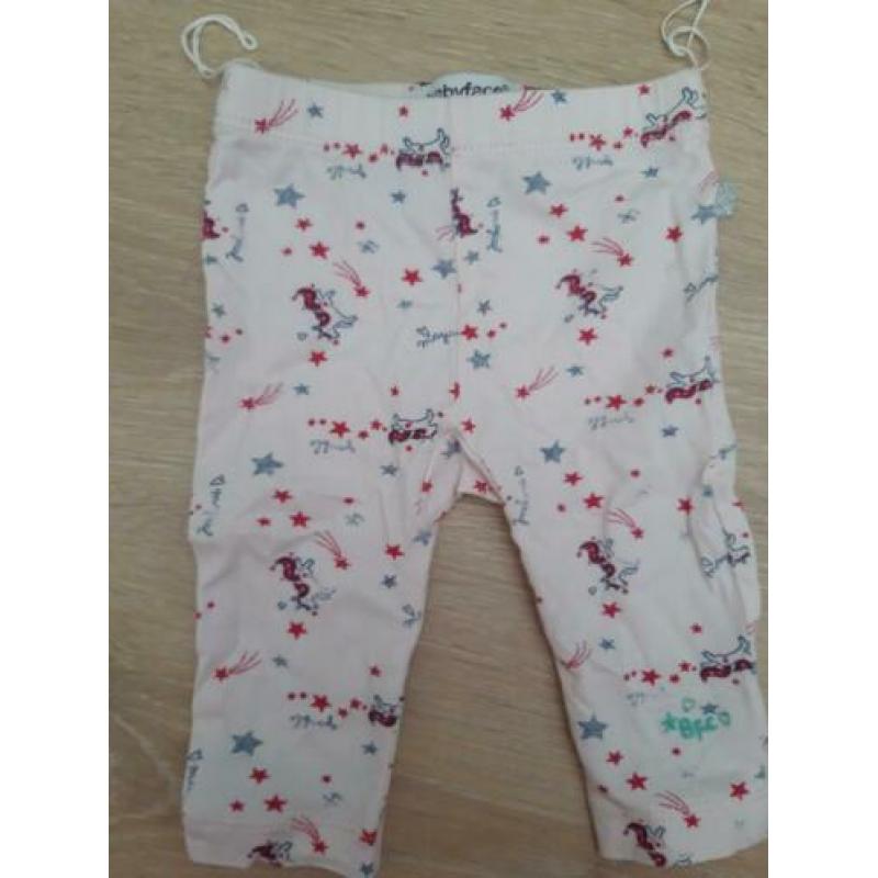 Super schattig babyface unicorn legging maat 50/56 zgan
