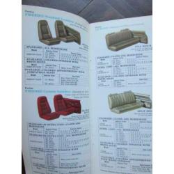 1974 Pontiac Interior trim en kleurenfolder