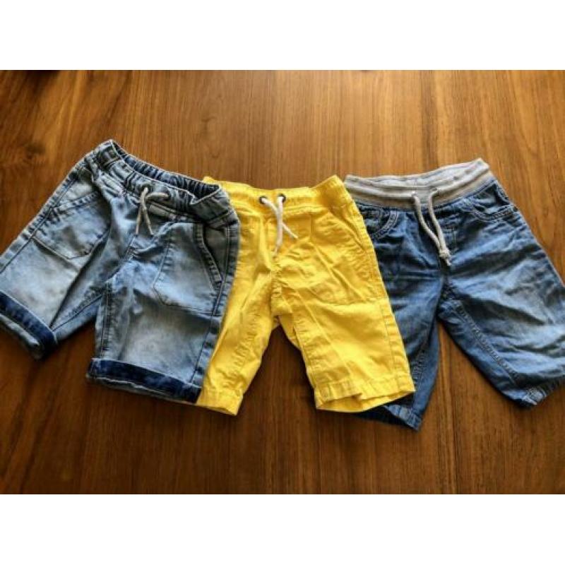 Korte broek set jongens Maat 116, 112