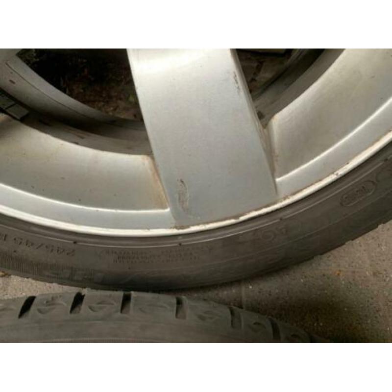 BWM zomerbanden incl. velgen 17 inch