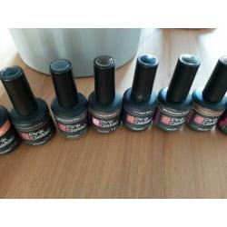 11 potjes pink gellac gellak gelnagels gelnagellak