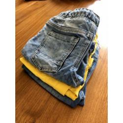 Korte broek set jongens Maat 116, 112