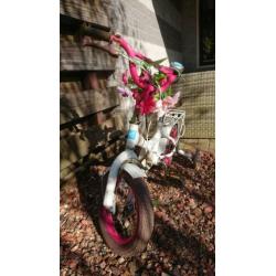 *Lief* kinder fiets 12 inch zijwieltjes terugtraprem