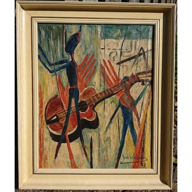 Henk Walters (1922-1997) Muziek compositie, Kubisme,1962