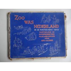 tekeningen Zoo was Nederland in de winter van 1944 / 1945