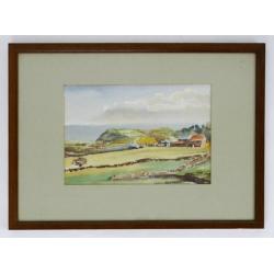 aquarel Lambert - landschap
