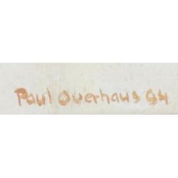 Paul Overhaus - Strand - 82 x 67 cm - acrylverf op doek -...