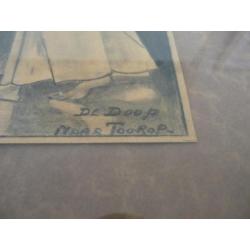 potloodtekening H.C.Pleijsier - de doop - naar TOOROP 1929