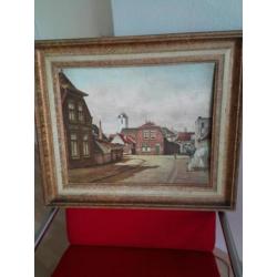 Olieverf schilderij katwijk aan zee w segaar