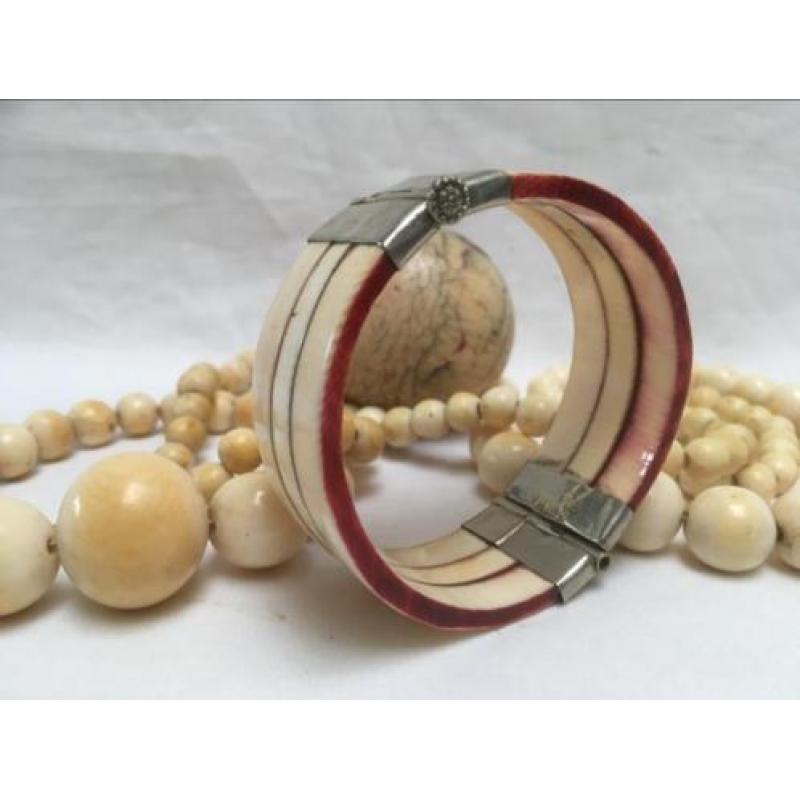 Antiek ivoren armband / v / v 1947