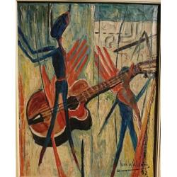 Henk Walters (1922-1997) Muziek compositie, Kubisme,1962
