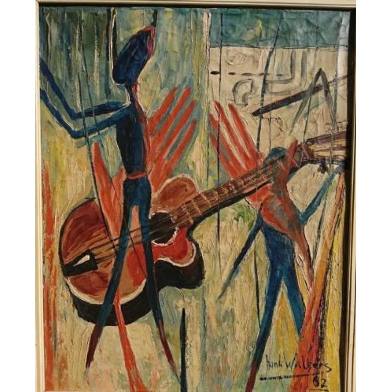 Henk Walters (1922-1997) Muziek compositie, Kubisme,1962