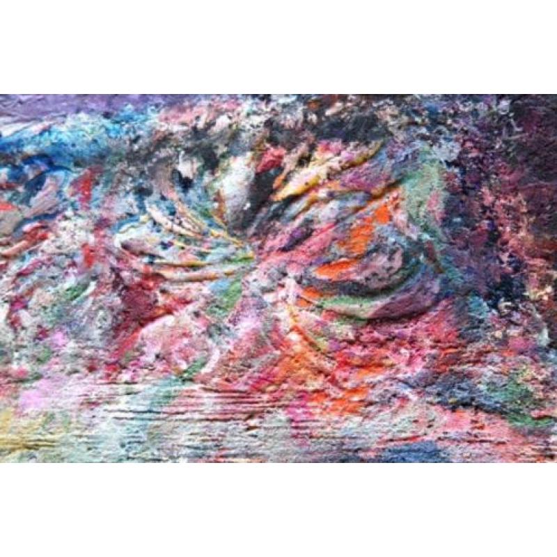 " Prinses Beatrix " Acryl op doek en gemengde techniek