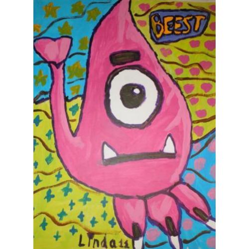 schilderij Beest (11)