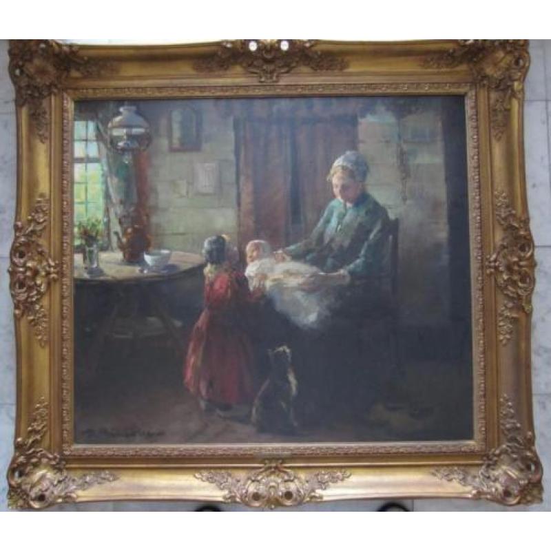 ==== moeder met kinderen===Daan Muehlhaus 1907-1981=====