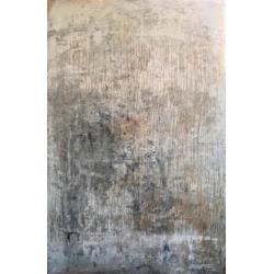 RAW, groot abstract schilderij in naturel kleuren, 115 x 75