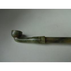 Oud Chinese jade opiumpijp