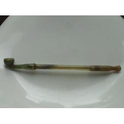 Oud Chinese jade opiumpijp