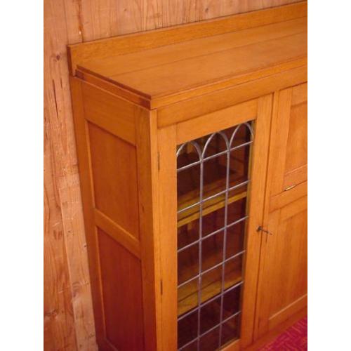 Art Deco Amsterdamse Secretaire, vitrine, buffet, dressoir