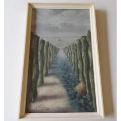 Pastel - krijttekening van A.A. Nicolai (1918-2015) Bresken