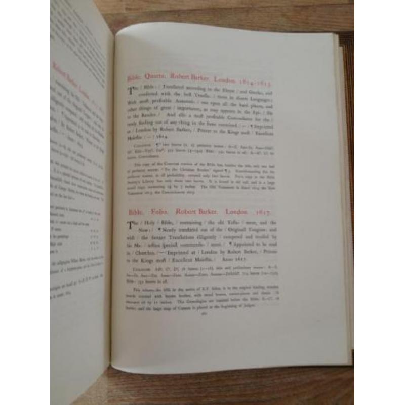 English Bible John Rylands Library 1899 luxe band Zaehnsdorf