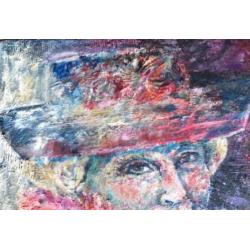 " Prinses Beatrix " Acryl op doek en gemengde techniek